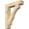 Ekena Millwork Balboa Block Rough Sawn Bracket w/ Offset Brace, Douglas Fir, 8"W x 36"D x 44"H BKT0806X36X44BOA05RDF - alternate 1